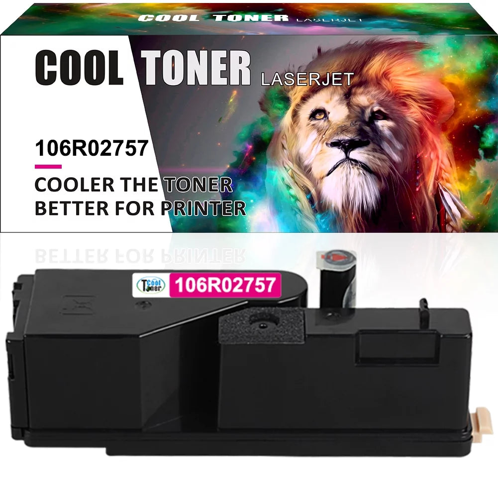 Cool Toner Compatible Toner Cartridge Replacement for Xerox 106R02757 WorkCentre 6027 6025 Phaser 6022 6020 Printer Ink Magenta, 1-Pack