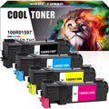 Cool Toner Compatible Toner Replacement for Xerox 106R01597 Phaser 6505dn 6505n 6500dn 6500n Printer Ink£¨Black,Cyan,Magenta,Yellow, 4-Pack)