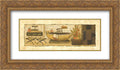 Z Spa II 2x Matted 24x12 Gold Ornate Framed Art Print by Charlene Winter Olson