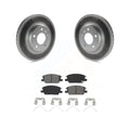 Transit Auto - Front Coated Disc Brake Rotors And Semi-Metallic Pads Kit For Chevrolet Equinox Malibu GMC Terrain Buick LaCrosse Regal Sportback TourX KGS-101907