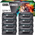 121 Black Toner Cartridge Compatible for Canon Cartridge 121 CRG121 CGR-121 imageCLASS D1620 D1650 series Laser Printer (8-Pack)