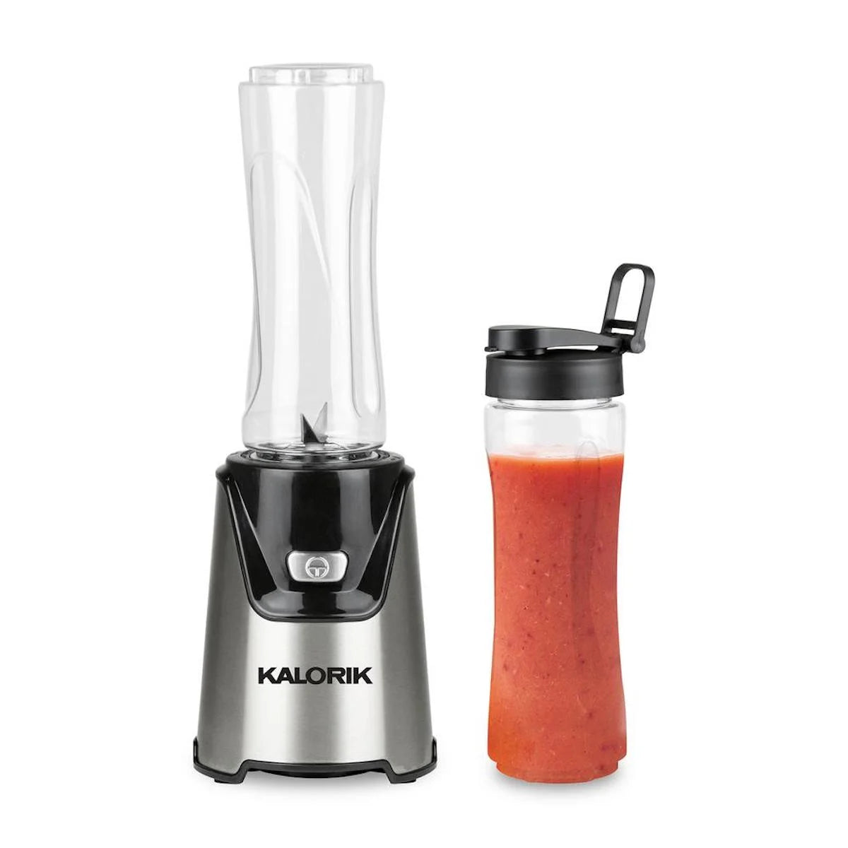 KALORIK PERSONAL BLENDER WITH 2 TRITAN BOTTLES, STAINLESS STEEL Refurbished