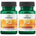 Swanson Vitamin K2 - with Nattokinase 30 Sgels 2 Pack