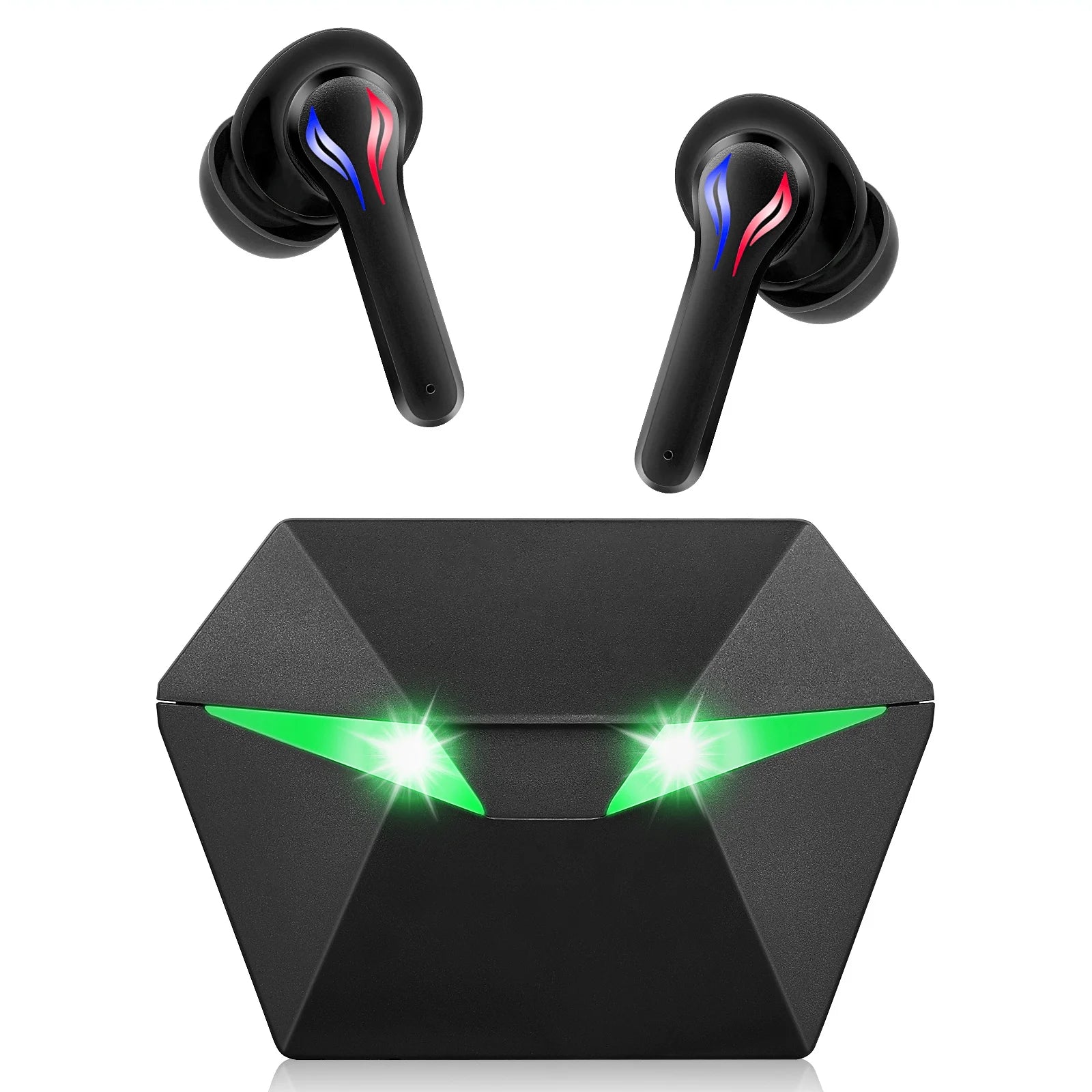 UrbanX True Wireless Earbuds Bluetooth 5.0 IPX8 Waterproof Touch Control Earbuds with Mic Earphones in-Ear Deep Bass Built-in Mic Bluetooth Headphones For Nokia 7.1 - Black