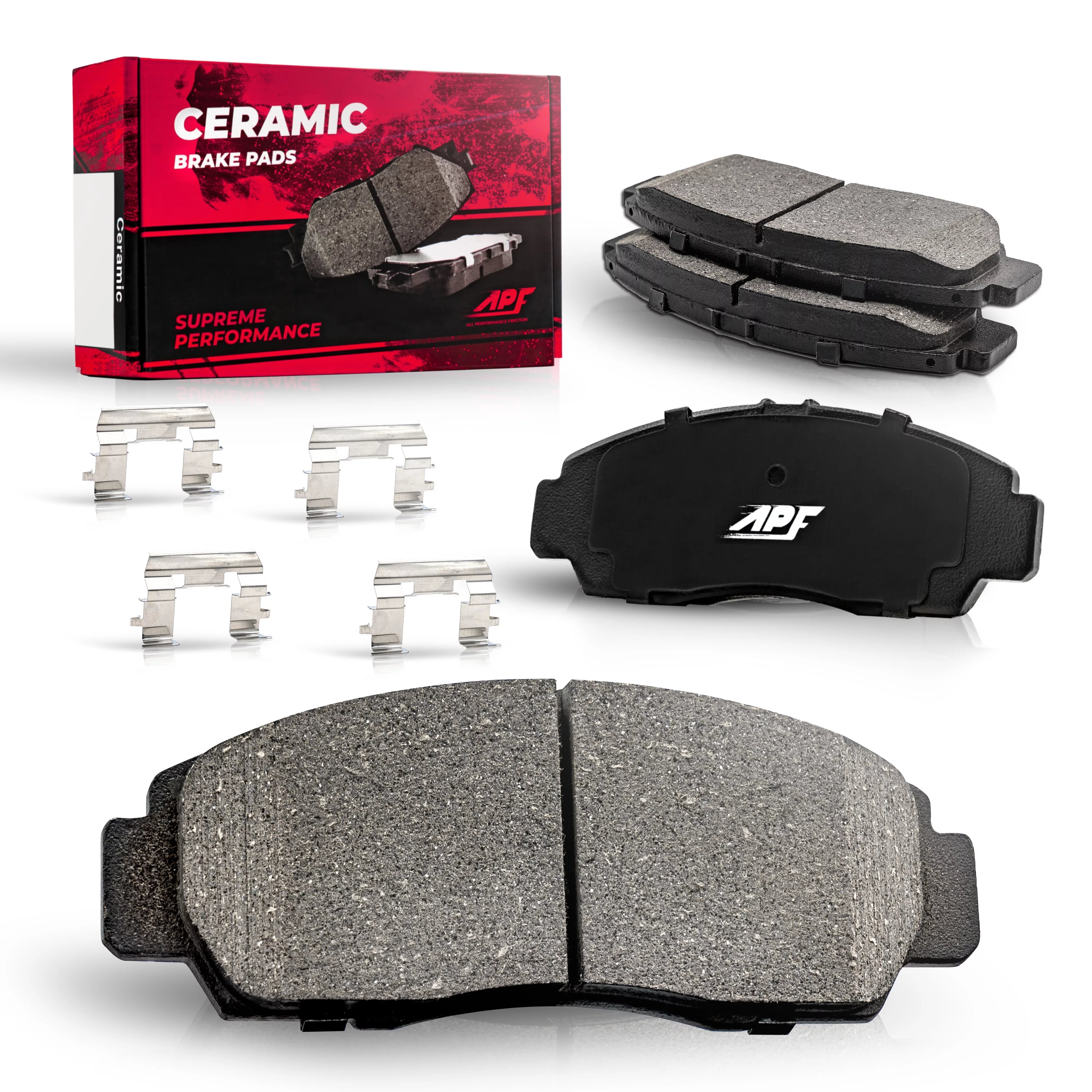 Front Ceramic Carbon Fiber Brake Pads for 1995-1997 Honda Civic del Sol
