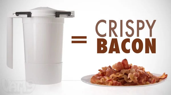 WowBacon Microwave Bacon Cooker Cook crispy bacon in minutes without any mess.