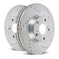Power Stop Rear Pair of Drilled and Slotted Brake Rotor AR8641XPR