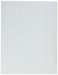 Pacon  School Smart Graph Paper Pad with Chipboard Back - White - 8.5 x 11 in.