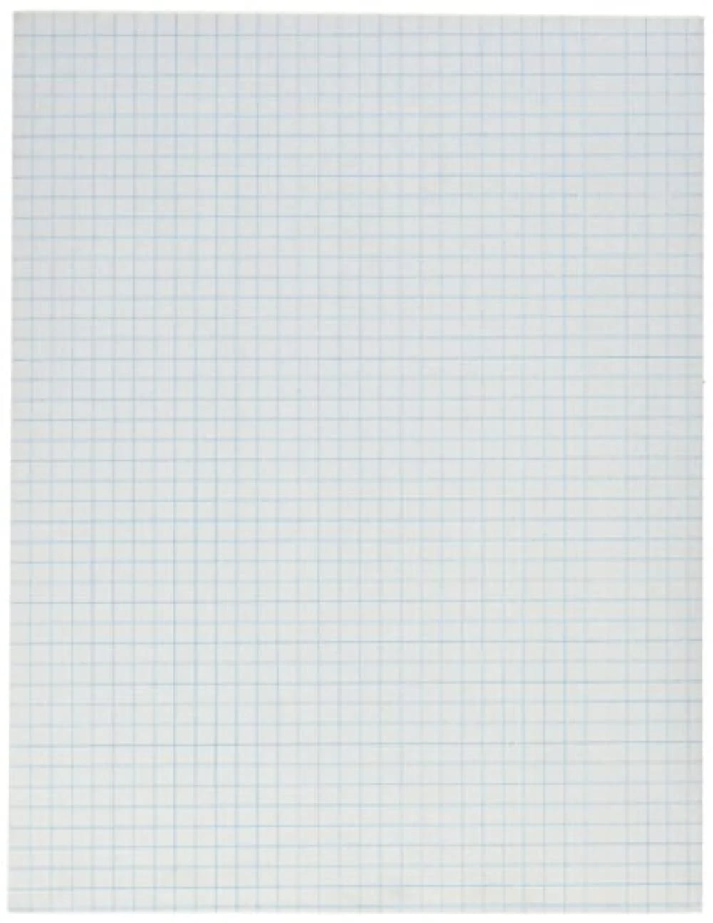 Pacon  School Smart Graph Paper Pad with Chipboard Back - White - 8.5 x 11 in.