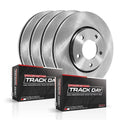 Power Stop Front and Rear Track Day Brake Pad and Rotor Kit TDBK6164