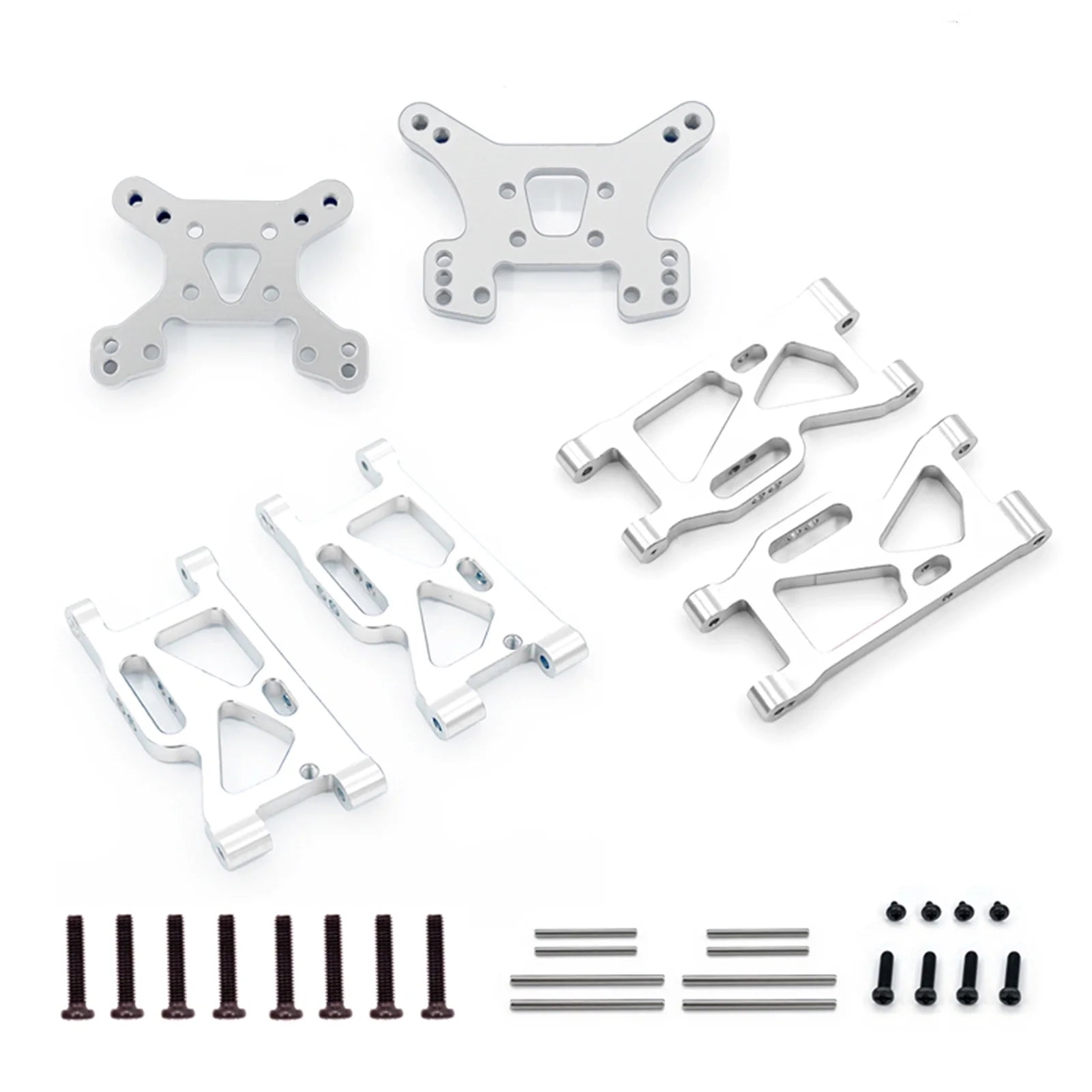 Walmeck Suspension Arm Front Rear Swing Arms for WLtoys 114 144001 RC Car Upgrades Parts Accessories