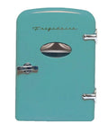 Restored Frigidaire EFMIS129-BLUE Portable Retro 6-can Mini Fridge, Blue (Refurbished)