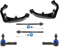 Front Upper Arms W/ Ball Joints Inner & Outer Tie Rods For Ram 1500 2019-2022