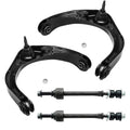 Detroit Axle - New 4pc Kit: (2) Upper Control Arms + (2) Sway Bar Links for 2006-2008 Dodge Ram 1500 - 4X4 - 5-Lug - Excludes Extended Crew Cab