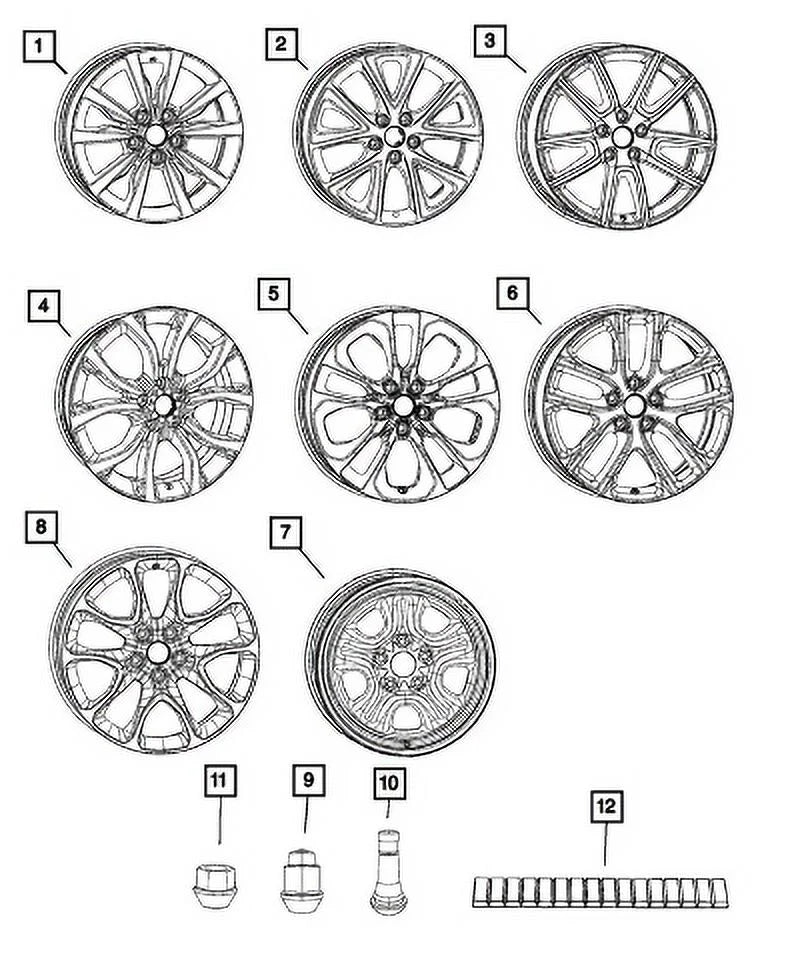 New Genuine Mopar Wheel Aluminum 2021-2023 OE 7AR61LS1AA