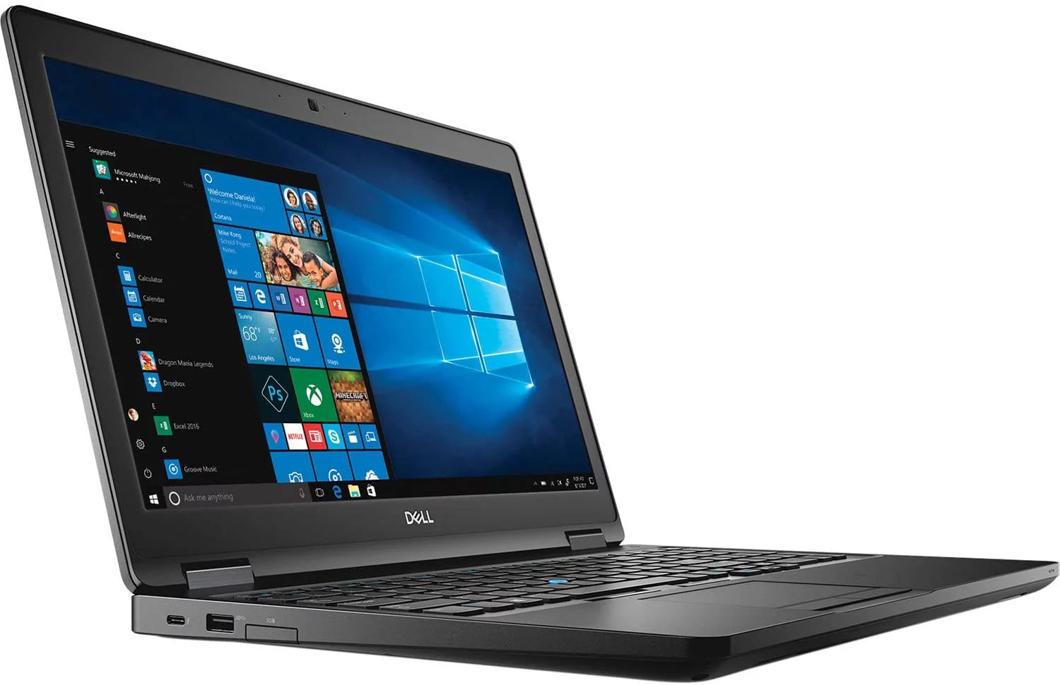Restored Dell 5590 15.6 computer with Intel Core i5-8350U 1.7GHz Processor, 16GB Memory, 512GB SSD-2.5, NO_ODD, CAM, Win10P64 (Refurbished)