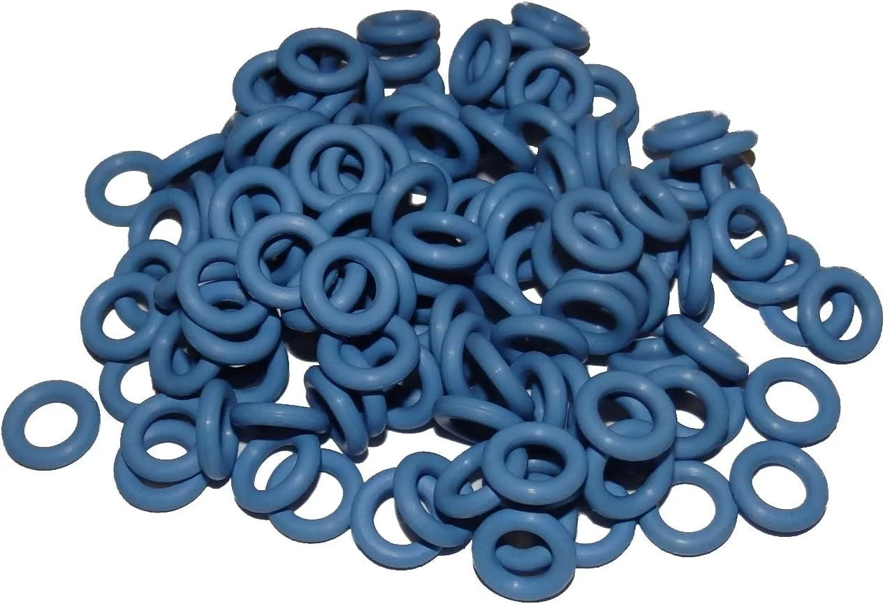- Rubber Oring Keyboard Switch Dampeners Blue [40A-R 0.4mm Reduction] (135 pcs w/Screen )