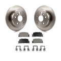 Transit Auto - Rear Disc Brake Rotors And Ceramic Pads Kit For Toyota Camry Lexus ES330 ES300 K8T-101871