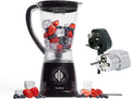Vonshef 220 Volt Blender-500 Watts-1.5L-Blender, Juicer, Smoothie Maker With 2 Speed Settings & Pulse Function Bundle With Plug Adapter (NOT FOR USE IN USA)