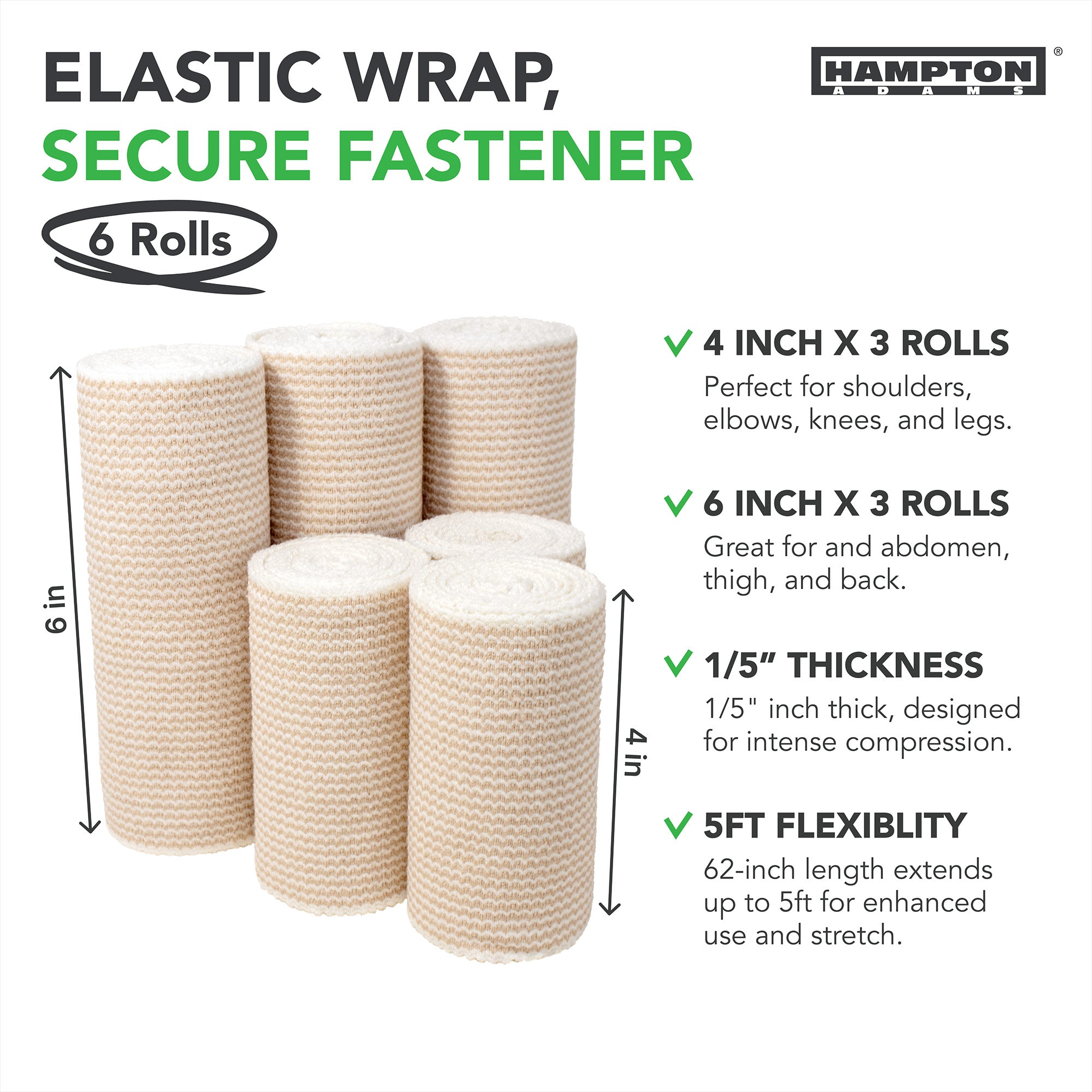Elastic Bandage Wrap Velcro