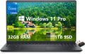 Dell Inspiron 15 3000 3520 Laptop, 15.6 FHD Business Computer, Intel Core i5-1235U, 32GB RAM, 1TB SSD, Wi-Fi 6, HDMI, Windows 11 Pro, Numeric Keypad, SD Card Reader, Bluetooth