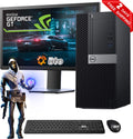 Restored Gaming Dell 7040 Computer Tower Core i5 6th Gen., 16GB Ram, 1TB HDD, NVIDIA GT 730, New 24 LCD, Keyboard and Mouse, Wi-Fi, Win10 Home Desktop PC (Refurbished)