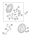 New Genuine Mopar Cylinder Wheel 2015-2022 OE 68283193AA