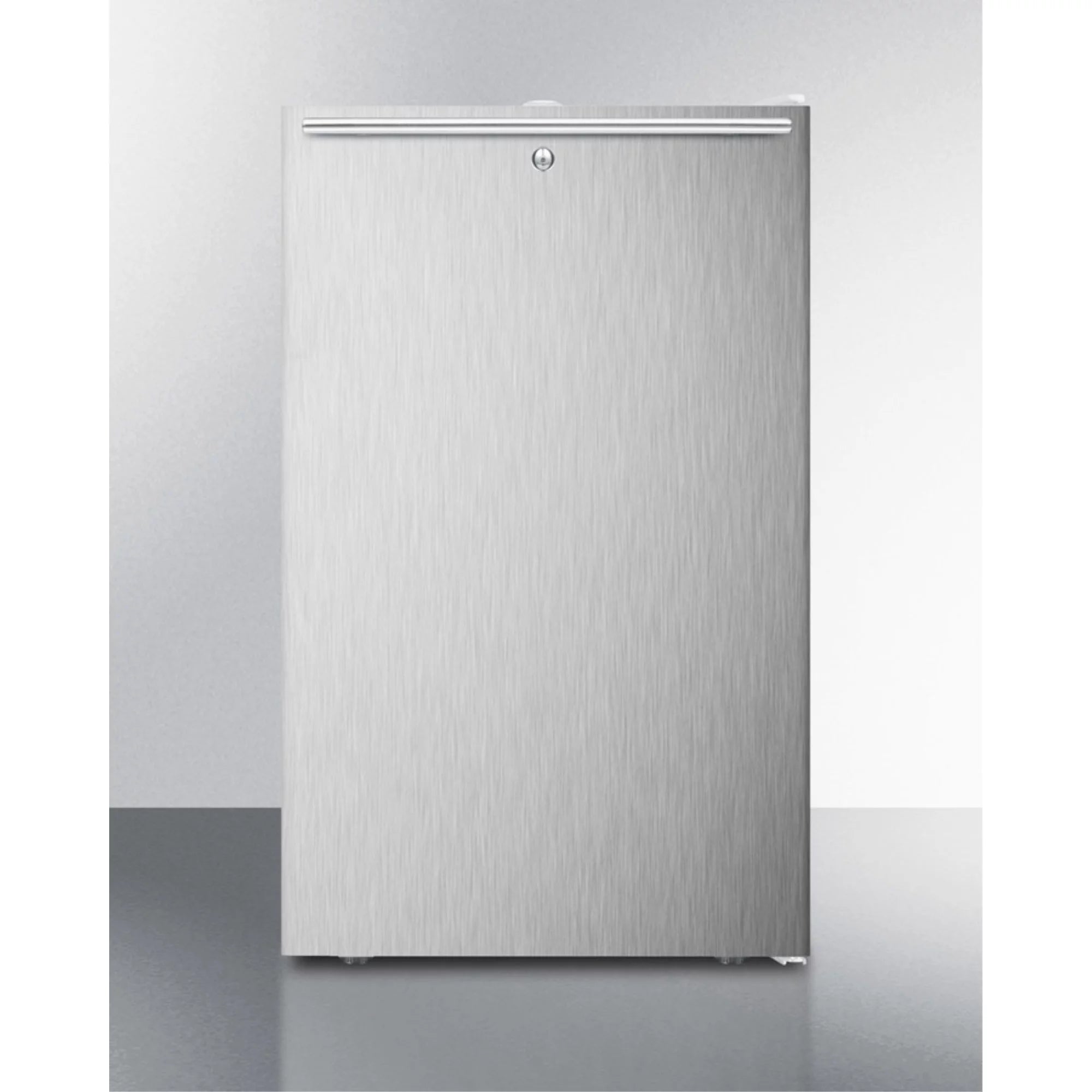 20 wide counter height manual defrost all-freezer with lock, for general purpose use