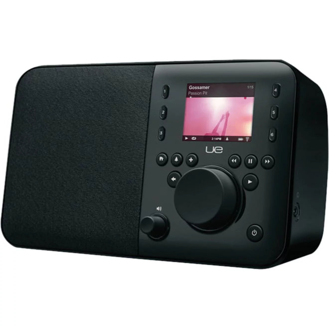 Logitech Internet Radio, 2.4 Screen, Wireless LAN, Black