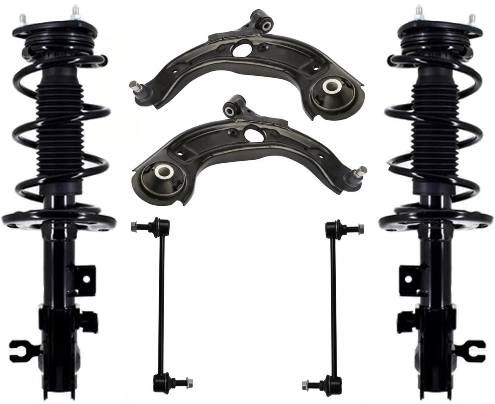 Front Complete Strut Lower Control Arms & Links For Mazda CX-3 2016-2020