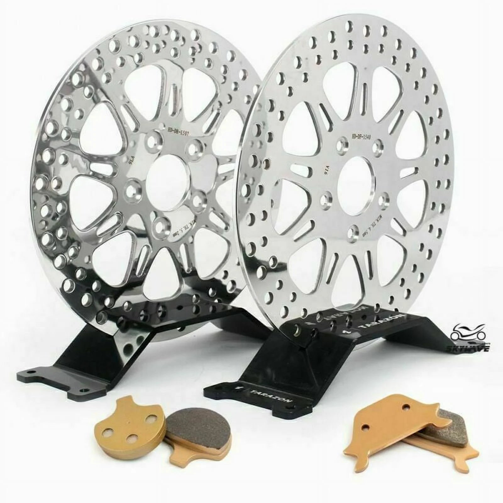 11.5 Front Rear Brake Rotors Pads for Harley Sportster Softail FXSTS Fatboy FLSTC 87-99
