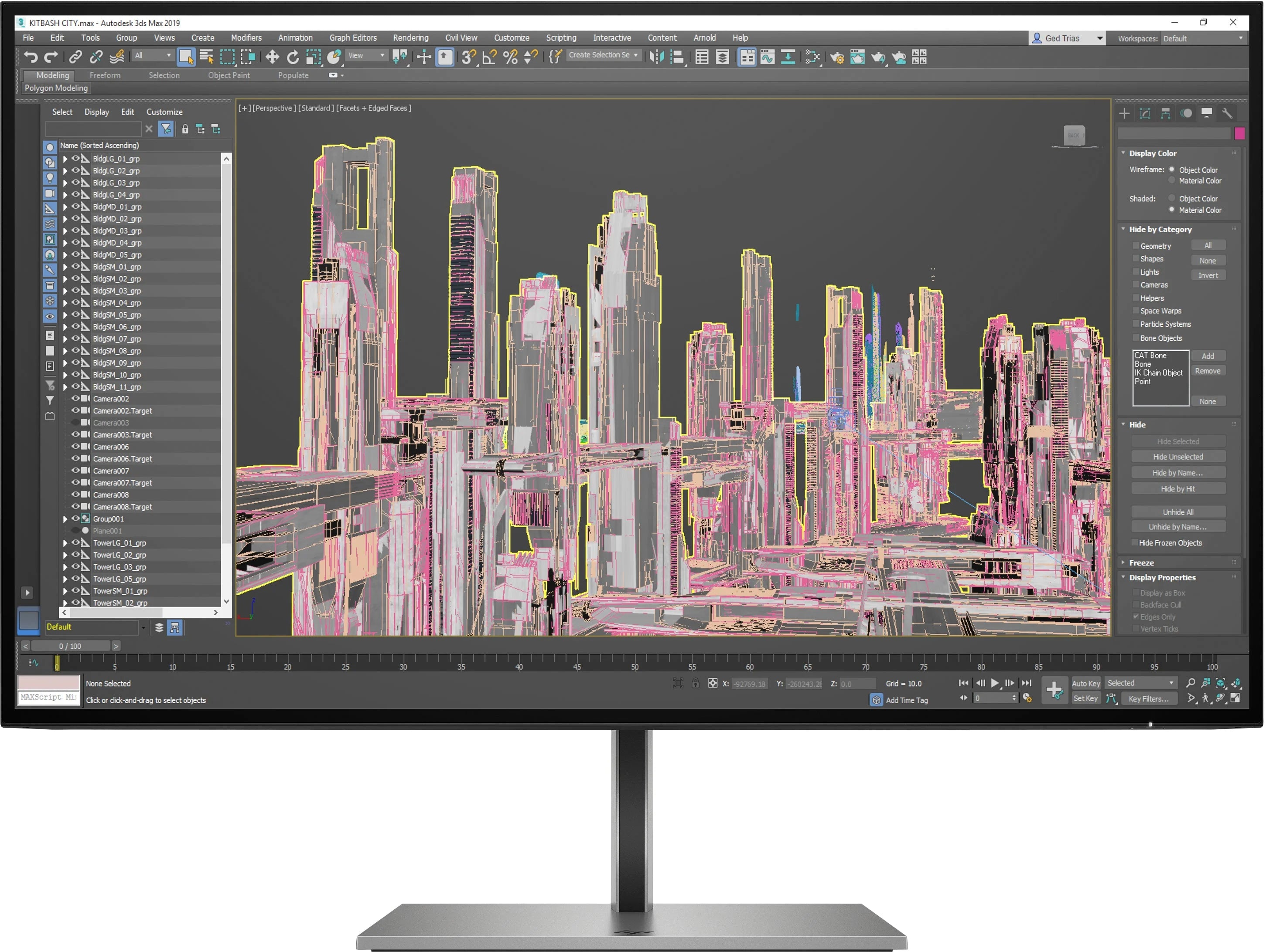HP 27 IPS QHD IPS Monitor 5 ms GtG (with overdrive) 2560 x 1440 (2K) HDMI, DisplayPort, USB Z27u G3 1B9X2AA#ABA