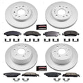 Power Stop Front, Rear Geomet Coated Brake Kit CRK6560