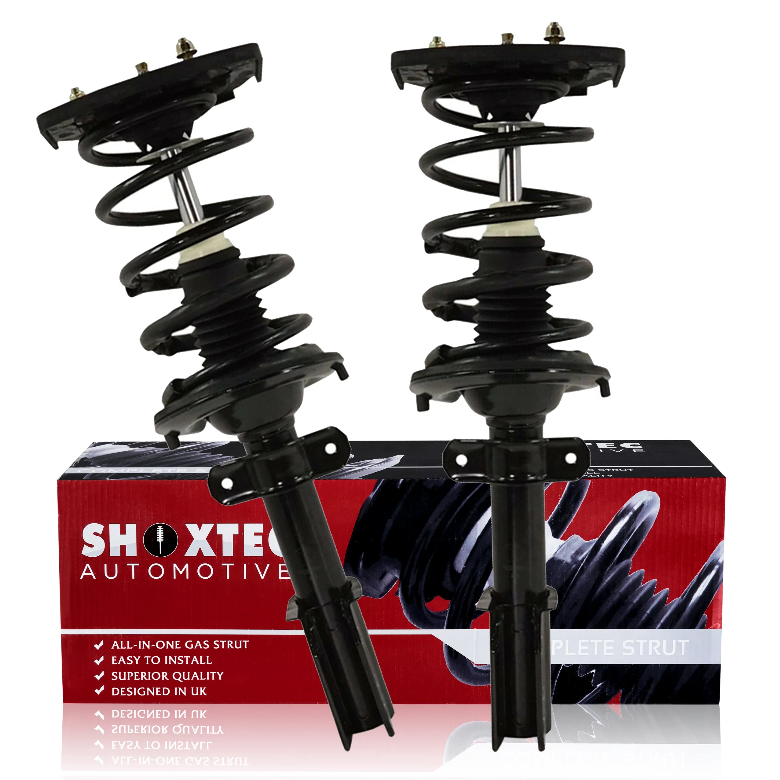 Shoxtec Rear Complete Struts Assembly Replacement for 2005 - 2009 Buick Lacrosse 2005 - 2009 Buick Allure 2004 - 2007 Pontiac Grand Prix 2004 - 2005 Chevrolet Impala Coil Spring Shock Absorber Repl. p