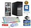 Dell 9020 TOWER PC i5 4590 Quad 3.3GHz 4GB 1TB SSD Win 10 Pro 64 GT 730 2GB FREE LED Keyboard & Mouse-Used