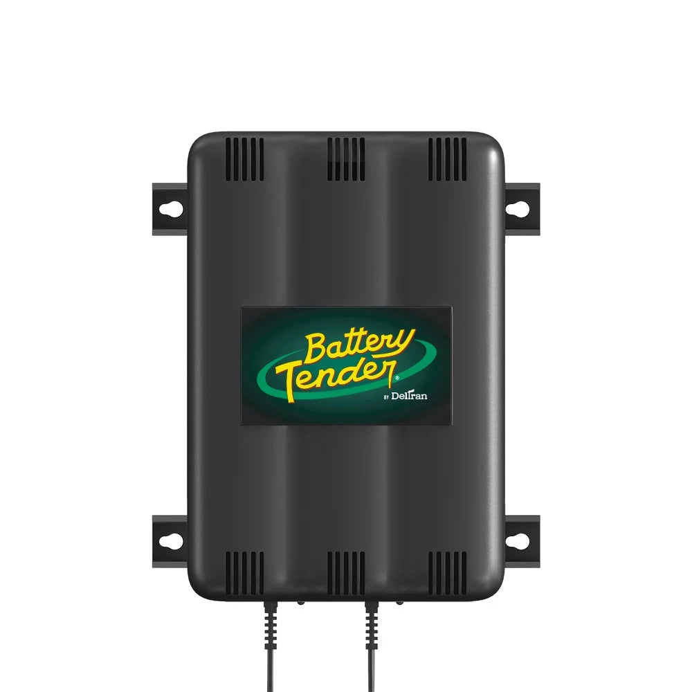 Battery Tender 2 Bank Multibank Charger - 2.5 AMP (1.25 AMPs Per Bank) - Smart 12V Multi Battery Charger and Maintainer  - 021-0165-DL-WH