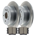 AutoShack Rear Brake Rotors and Ceramic Pads Kit Driver and Passenger Side Replacement for 2012 2013 2014 2015 2016 2017 Toyota Camry 2013-2018 Avalon 2013-2018 Lexus ES350 ES300h 2.5L 3.5L V6 FWD