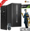 Restored HP Elite/Pro G2 Gaming Computer Tower Desktop PC, Intel Core i5 6th Gen. Processor, 8GB DDR4 Ram, 256GB M.2 SSD, 500GB HDD, NVIDIA GeForce GT 730 4GB HDMI, Wi-Fi Windows 10 (Refurbished)