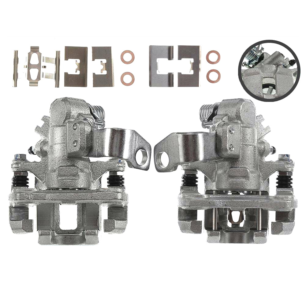 Teledu 2pcs Rear LH+RH Brake Caliper For Acura CSX Acura ILX Honda Civic w/ Bracket