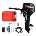 Wuzstar 12HP 2 Stroke Outboard Motor Fishing Boat Engine Water Cooling