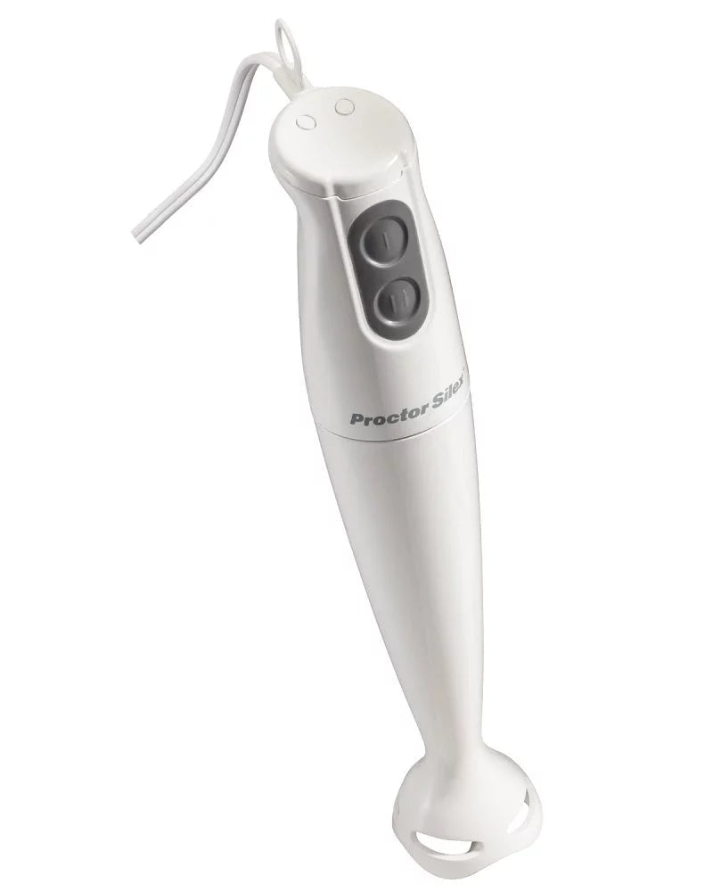 Proctor Silex 59738 2-Speed Hand Blender with 5' Cord, White, 150-Watt, Each
