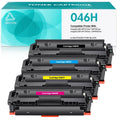 Arcon Compatible 046H Toner Cartridge Replacement for Canon 046 046H MF733Cdw CRG-046H Color ImageCLASS MF733Cdw MF731Cdw MF735Cdw LBP654Cdw MF733 Printer Ink (Black Cyan Yellow Magenta, 4-Pack)