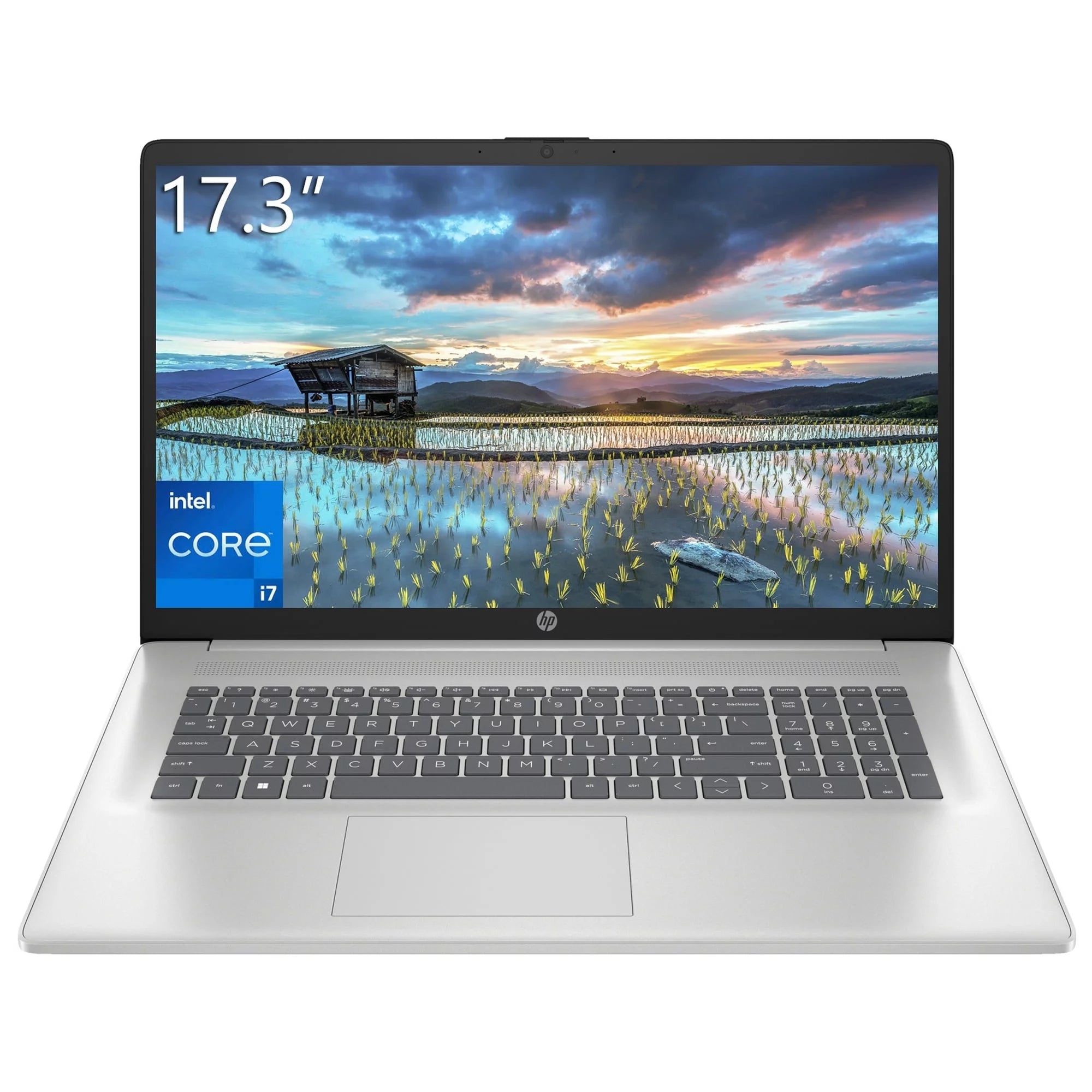 HP Business Laptop Computer, 17.3 Diagonal FHD IPS Display, 13th Gen Intel Core i7-1355U Processor, 32GB RAM, 2TB SSD, Webcam, Wi-Fi 6, Bluetooth, Numeric Keypad, Windows 11 Home, Silver