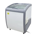 26 in. Ice Cream Glass Freezer, Commercial refrigerator, Deep Freezer with Glass Top 26''x27''x34''