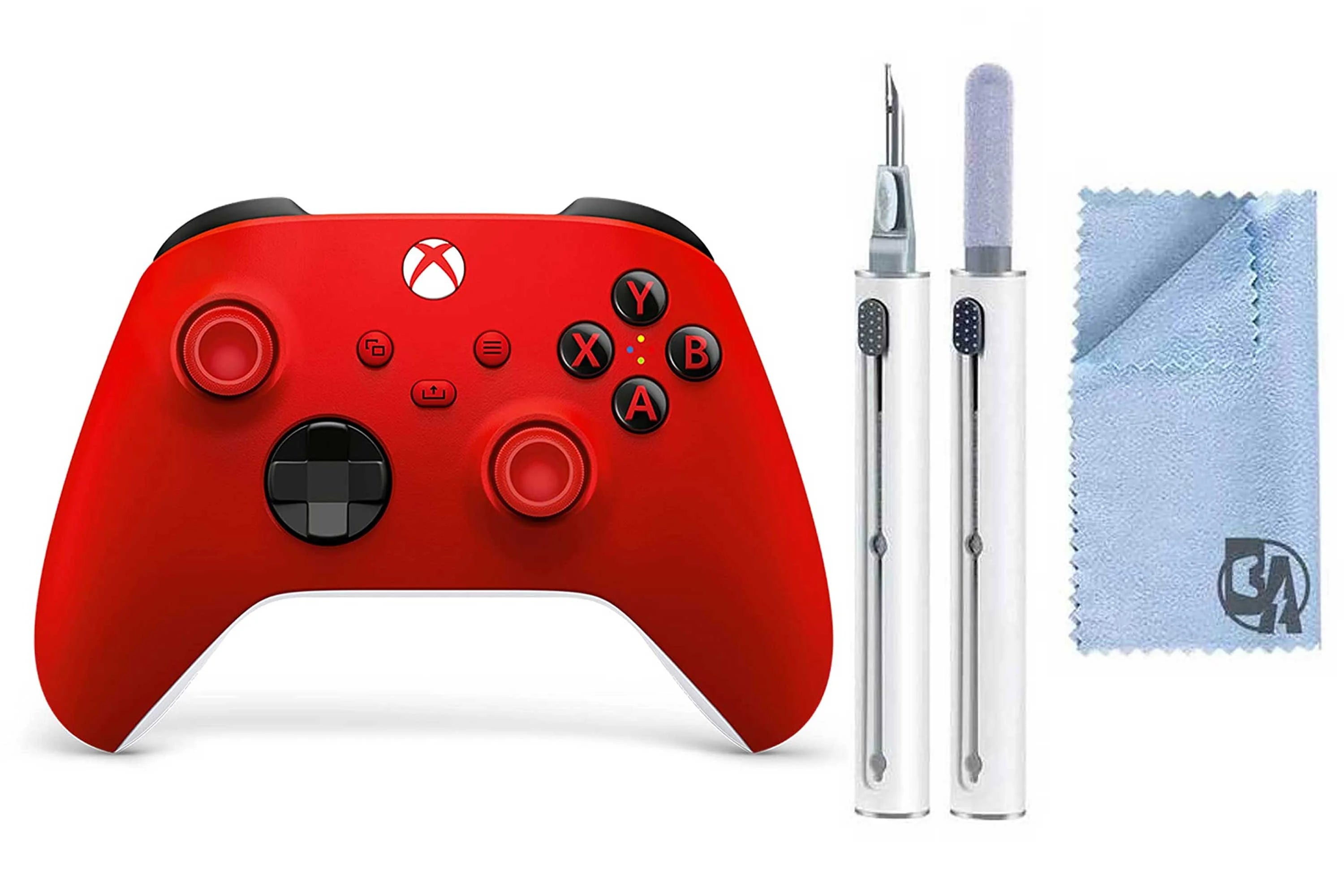 Pre-Owned Microsoft QAU-00001 Controller for Xbox Series X, Xbox Series S, and Xbox One, Pulse Red (Refurbished: Good)