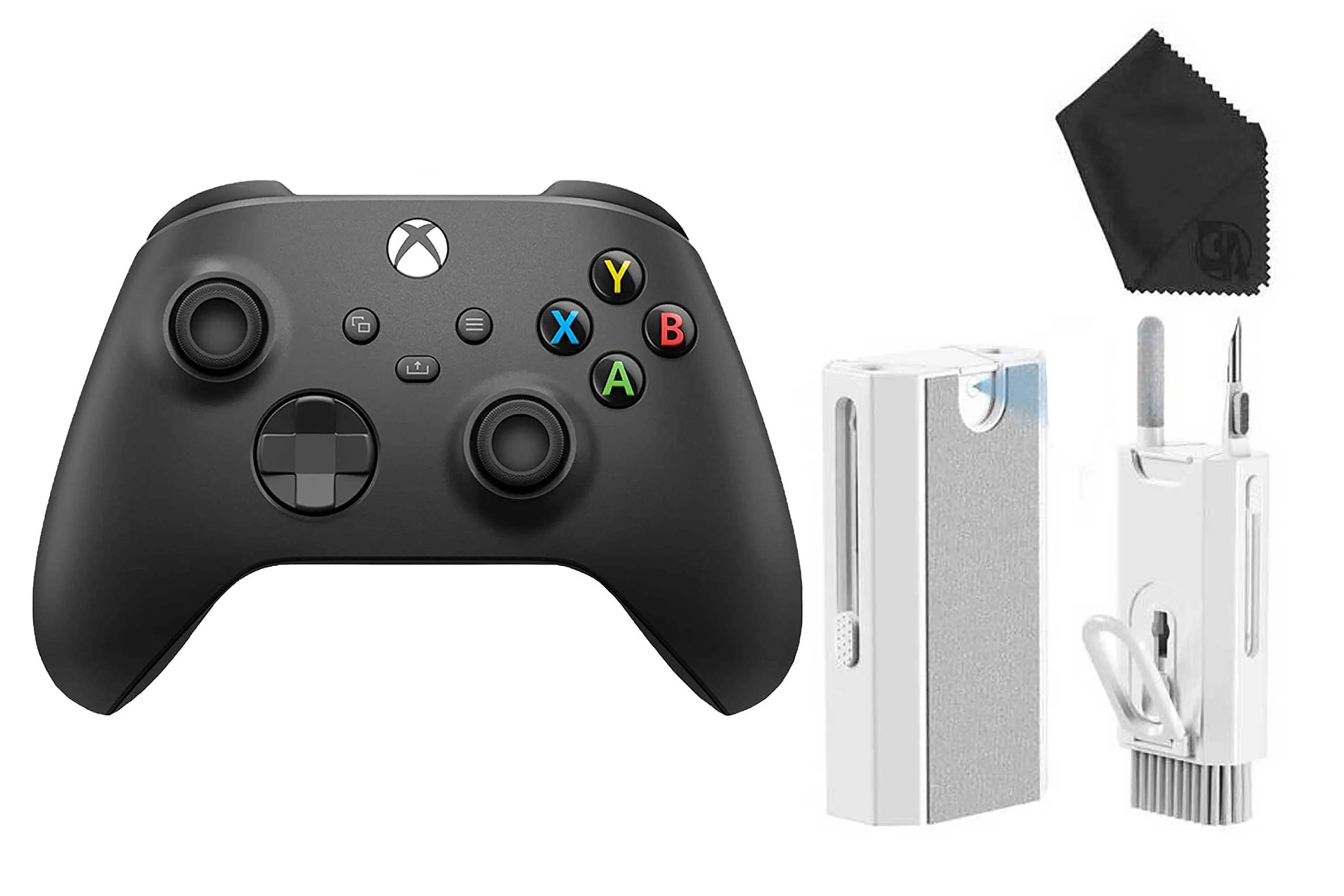 Pre-Owned Microsoft QAU-00001 Controller for Xbox Series X, Xbox Series S, and Xbox One, Carbon Black (Refurbished: Like New)