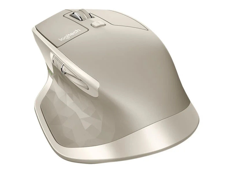 Logitech MX Master - Mouse - laser - 7 buttons - wireless - Bluetooth, 2.4 GHz - USB wireless receiver - stone