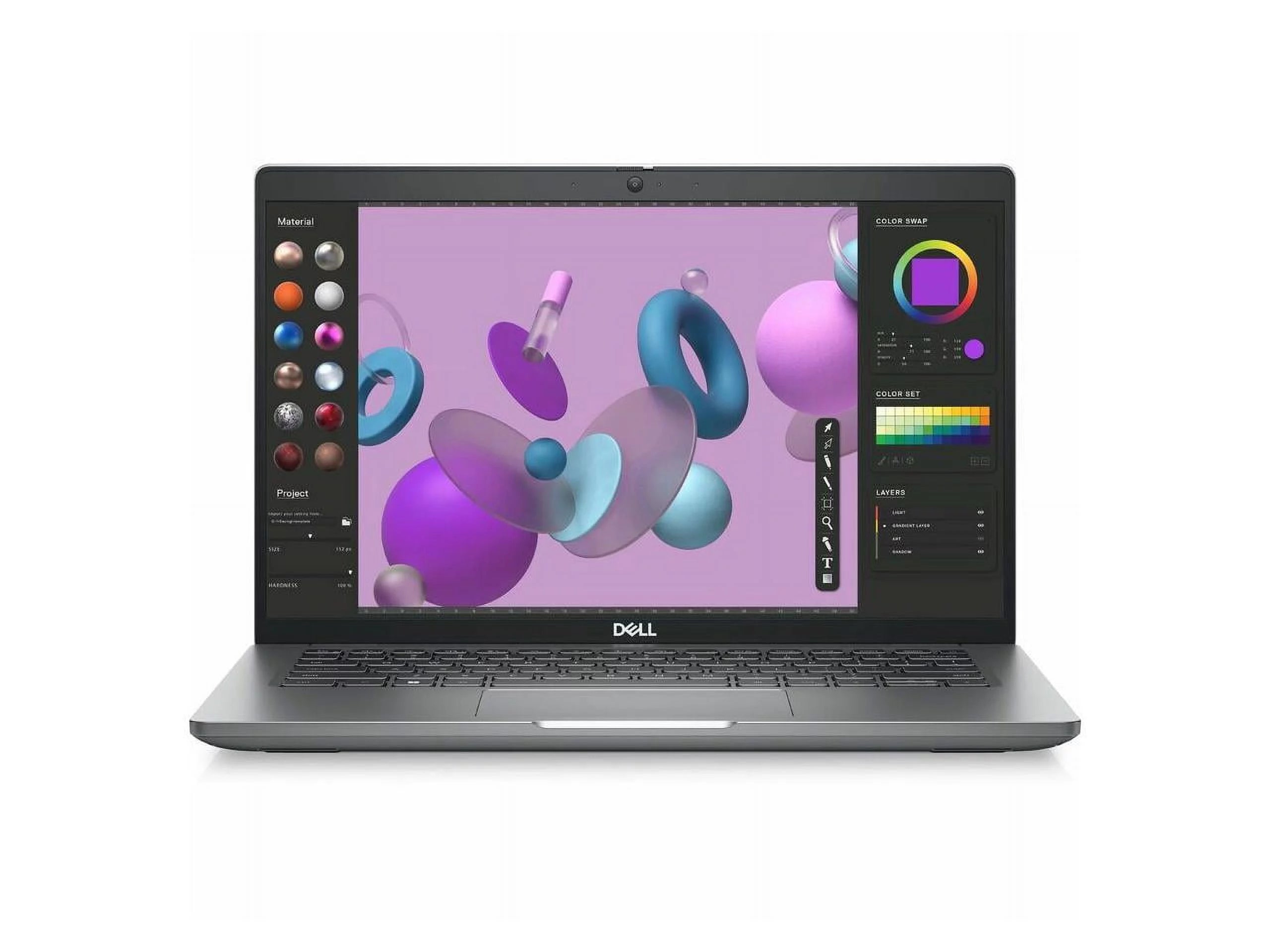 Dell Precision 3000 3480 14 Mobile Workstation - Full HD - 1920 x 1020 - Intel Core i7 13th Gen i7-1370P Tetradeca-core (14 Core) 1.90 GHz - 16 GB Total RAM - 512 GB SSD - Titan Gray