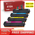 CF410A 410A Toner Cartriges Replacement for HP CF410A 410A CF410A CF411A CF412A CF413A Toner Cartridges for HP Color Pro MFP M477fnw M477fdw M477fdn M452dn M452nw M452dw Printer, 4 Pack BCMY