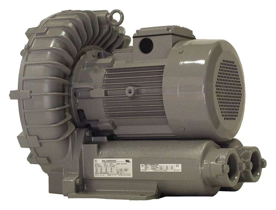 Fuji Electric Regenerative Blower, 6 11/16 hp,99 in wc  VFZ701A-7W